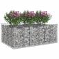 Preview: Gabionen-Hochbeet 150 x 100 x 60 cm Verzinkter Stahl Silber