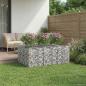 Preview: Gabionen-Hochbeet 150 x 100 x 60 cm Verzinkter Stahl Silber