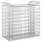 Preview: Gabionen-Hochbeet 50 x 100 x 100 cm Verzinkter Stahl Silber