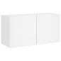 Preview: TV-Wandschrank Weiß 80x30x41 cm