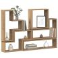 Preview: Wandregal Wandhalterung Artisan-Eiche 96 x 12 x 64 cm