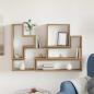 Preview: Wandregal Wandhalterung Artisan-Eiche 96 x 12 x 64 cm