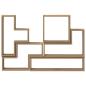 Preview: Wandregal Wandhalterung Artisan-Eiche 96 x 12 x 64 cm