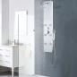 Preview: ARDEBO.de - Duschpaneel Glas 25×44,6×130 cm Weiß