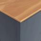 Preview: Kleiderschrank mit 3 Türen Hill Grau 127x50x170 cm Kiefernholz
