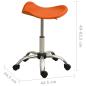 Preview: Bürostuhl Orange Kunstleder