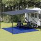 Preview: ARDEBO.de - Zeltteppich 400x400 cm Blau HDPE