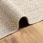 Preview: Teppich ZIZUR Creme 80x200 cm Jute-Optik Indoor und Outdoor