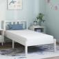 Preview: ARDEBO.de - Matratze Weiß 80 x 160 cm Jacquard-Stoff