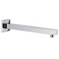 Preview: Duscharm Quadratisch Edelstahl 201 Silbern 30 cm