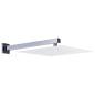 Preview: Duscharm Quadratisch Edelstahl 201 Silbern 40 cm