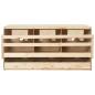 Preview: 3er Legenest 72x33x38 cm Massivholz Kiefer