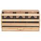 Preview: 3er Legenest 72x33x38 cm Massivholz Kiefer