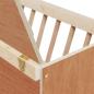 Preview: Heuraufe für Kaninchen 37x18,5x23 cm Massivholz Tanne