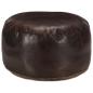 Preview: ARDEBO.de - Pouf Dunkelbraun 60 x 30 cm Echtes Ziegenleder