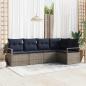 Preview: ARDEBO.de - Sofa Set 5 pcs Grau Poly-Rattan