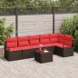 Preview: ARDEBO.de - Sofa Set 7 pcs Braun Poly-Rattan