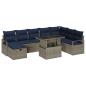 Preview: Gartensofa-set 9 Stk. Poly-Rattan