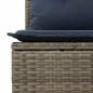 Preview: Gartensofa-set 9 Stk. Poly-Rattan