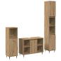Preview: ARDEBO.de - Badezimmermöbel-Set 3 stk. Artisan-Eiche 30 x 30 x 180 cm