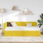 Preview: Eckbettgestell Gelb 90 x 190 cm Samt
