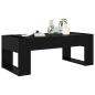 Preview: Couchtisch Schwarz Eichen-Optik 110 x 50 x 41 cm Holzwerkstoff