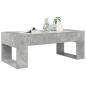 Preview: Couchtisch Betongrau 110 x 50 x 41 cm Holzwerkstoff