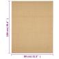 Preview: Teppich Natur Sisal 80x100 cm