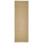 Preview: Teppich Natur Sisal 100x300 cm