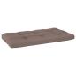 Preview: Outdoor-Ecksofa Paletten Kiefernholz Imprägniert Grau