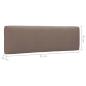 Preview: 2-Sitzer-Palettensofa Schwarz Imprägniertes Kiefernholz