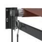 Preview: Markise Automatisch Braun 350x250 cm