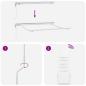 Preview: Einziehbare Markise Grün 250 x 200 cm Stoff