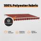Preview: Markisenrahmen Orange und Schwarz 300 x 200 cm