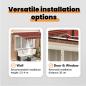 Preview: Einziehbare Markise Orange 300 x 200 cm Stoff