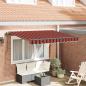 Preview: Einziehbare Markise Orange 300 x 200 cm Stoff