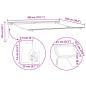 Preview: Einziehbare Markise Grün und Gelb 300 x 250 cm Stoff und Stahl