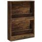 Preview: Schuhschrank Räuchereiche 59x17x81 cm Holzwerkstoff