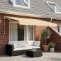 Preview: ARDEBO.de - Markisenvolant Creme Gestreift 500 cm
