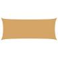 Preview: Sonnensegel 160 g/m² Rechteckig Sandfarben 2x5 m HDPE