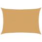 Preview: Sonnensegel 160 g/m² Rechteckig Sandfarben 3x4,5 m HDPE