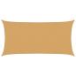 Preview: Sonnensegel 160 g/m² Rechteckig Sandfarben 3x6 m HDPE