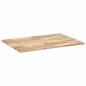Preview: Tischplatte Rechteckig 120x70x2 cm Massivholz Akazie