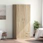 Preview: ARDEBO.de - Kleiderschrank Sonoma-Eiche 80x52x180 cm Holzwerkstoff