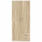 Preview: Kleiderschrank Sonoma-Eiche 80x52x180 cm Holzwerkstoff