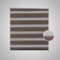 Preview: Zebra-Rollo 70,9 x 120 cm, Stoffbreite 66,7 cm, Kaffeebraun