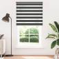 Preview: ARDEBO.de - Zebra-Rollo 120,9 x 230 cm, Stoffbreite 116,7 cm, schwarz
