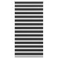 Preview: Zebra-Rollo 120,9 x 230 cm, Stoffbreite 116,7 cm, schwarz