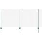 Preview: Maschendrahtzaun mit Pfosten 10 x 1,2 m PVC-beschichteter Stahl