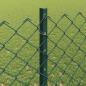 Preview: Maschendrahtzaun mit Pfosten 10 x 1,2 m PVC-beschichteter Stahl